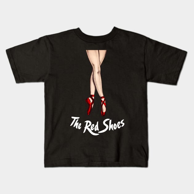 The Red Shoes Movie Kids T-Shirt by TRGGRS11